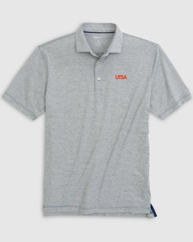 UTSA Lyndonn Striped Jersey Performance Polo sold by Johnnie-O