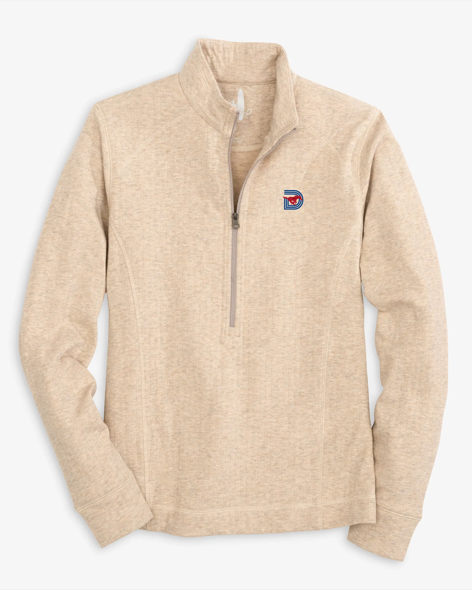 Women's Southern Methodist Kennedy 1/4 Zip Pullover sold by Johnnie-O product image thumbnail 4