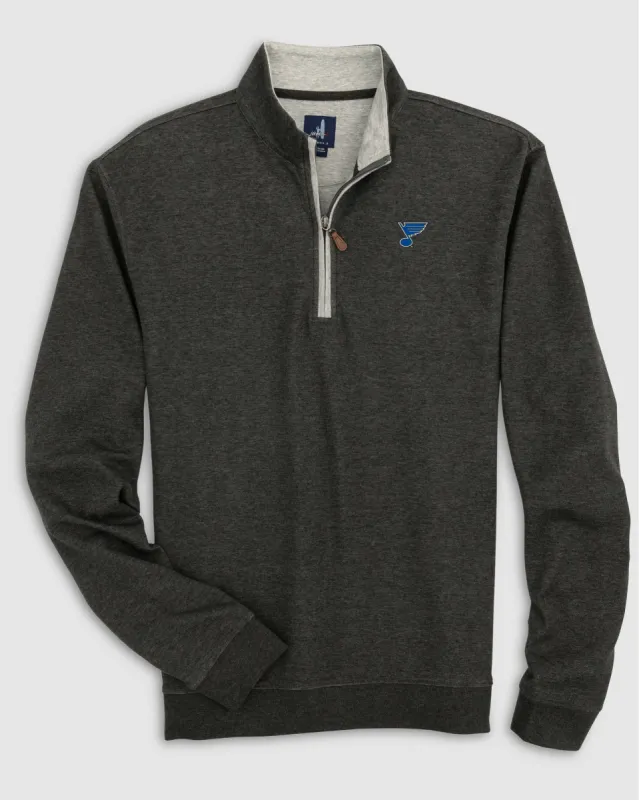 St. Louis Blues Sully 1/4 Zip sold by Johnnie-O