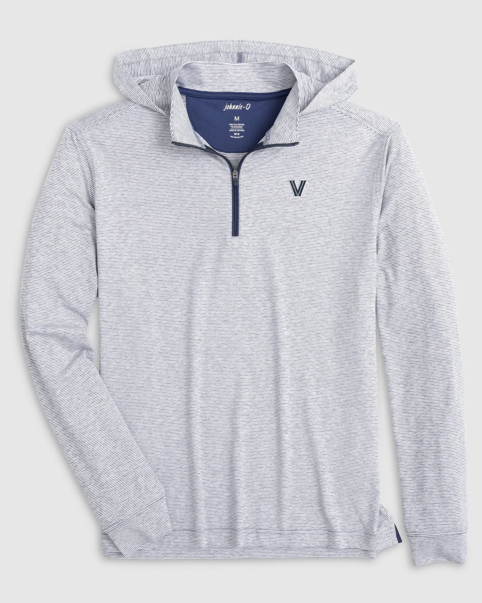 Villanova Hybrid Performance 1/4 Zip Hoodie sold by Johnnie-O