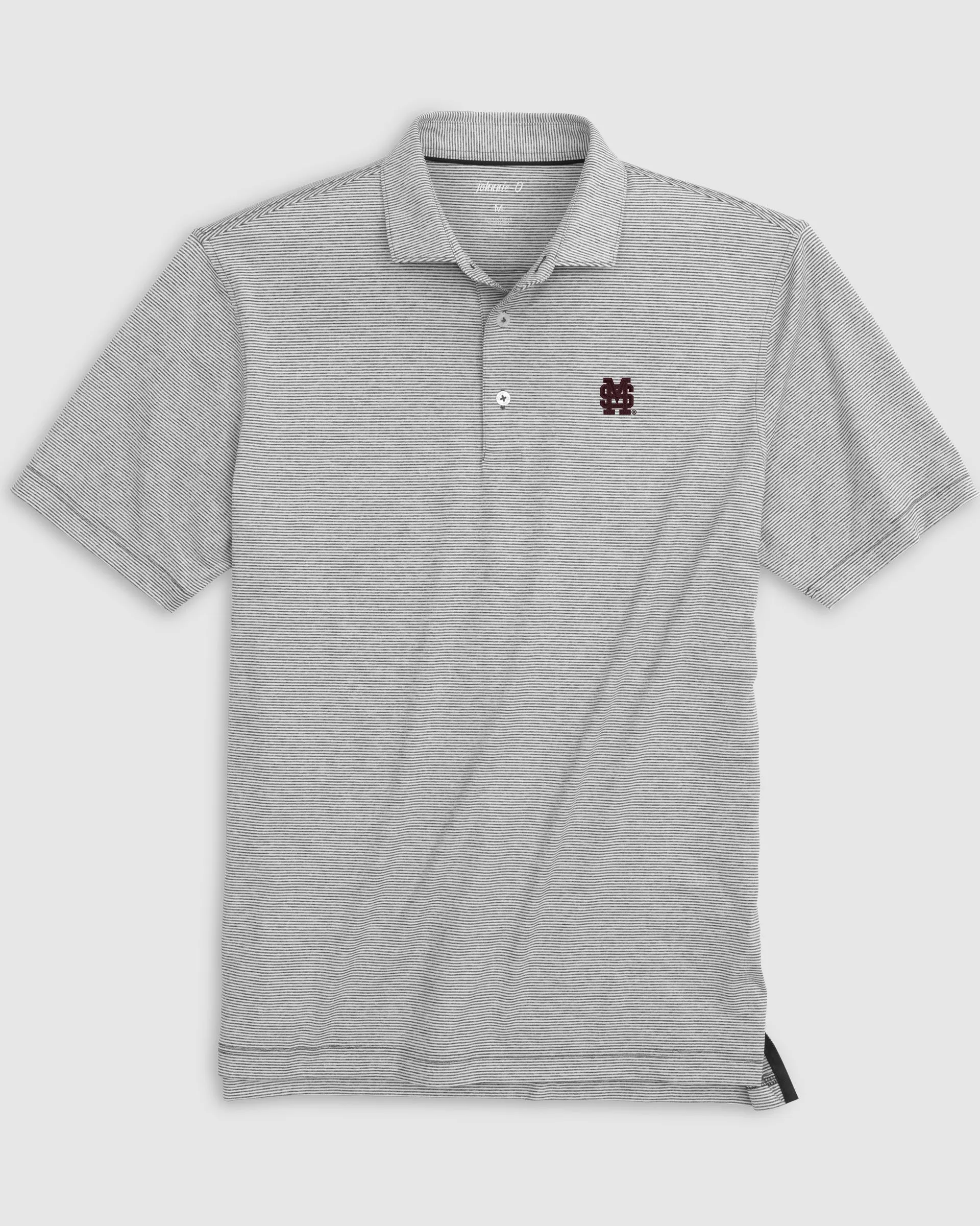 Mississippi State Lyndonn Striped Jersey Performance Polo - Baseball Logo sold by Johnnie-O product image thumbnail 3