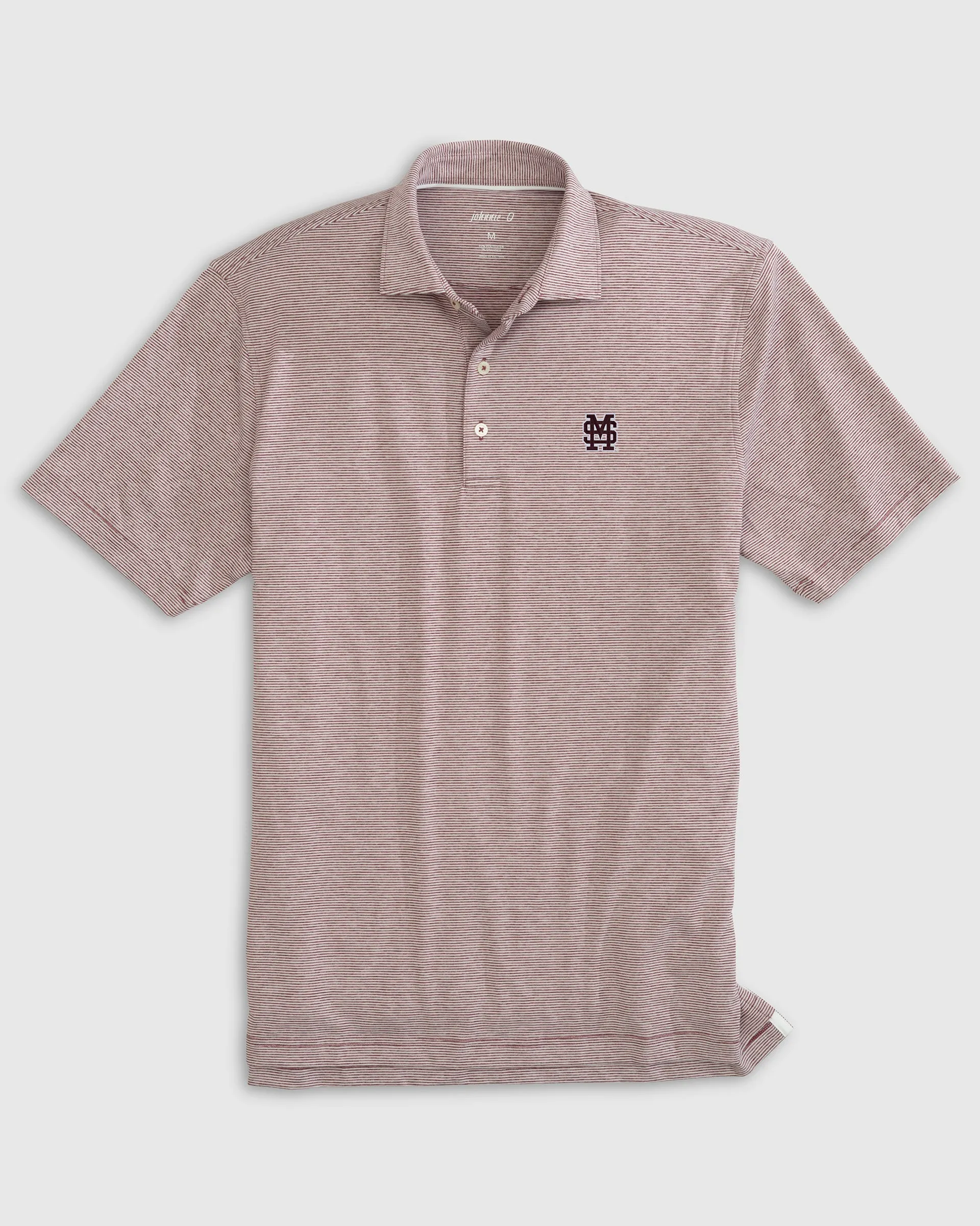 Mississippi State Lyndonn Striped Jersey Performance Polo - Baseball Logo sold by Johnnie-O product image thumbnail 2