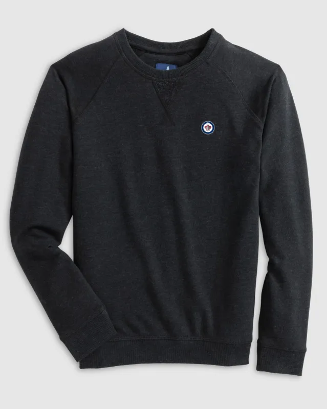 Winnipeg Jets Freeman Jr. Crewneck Fleece Sweatshirt made by Johnnie-O