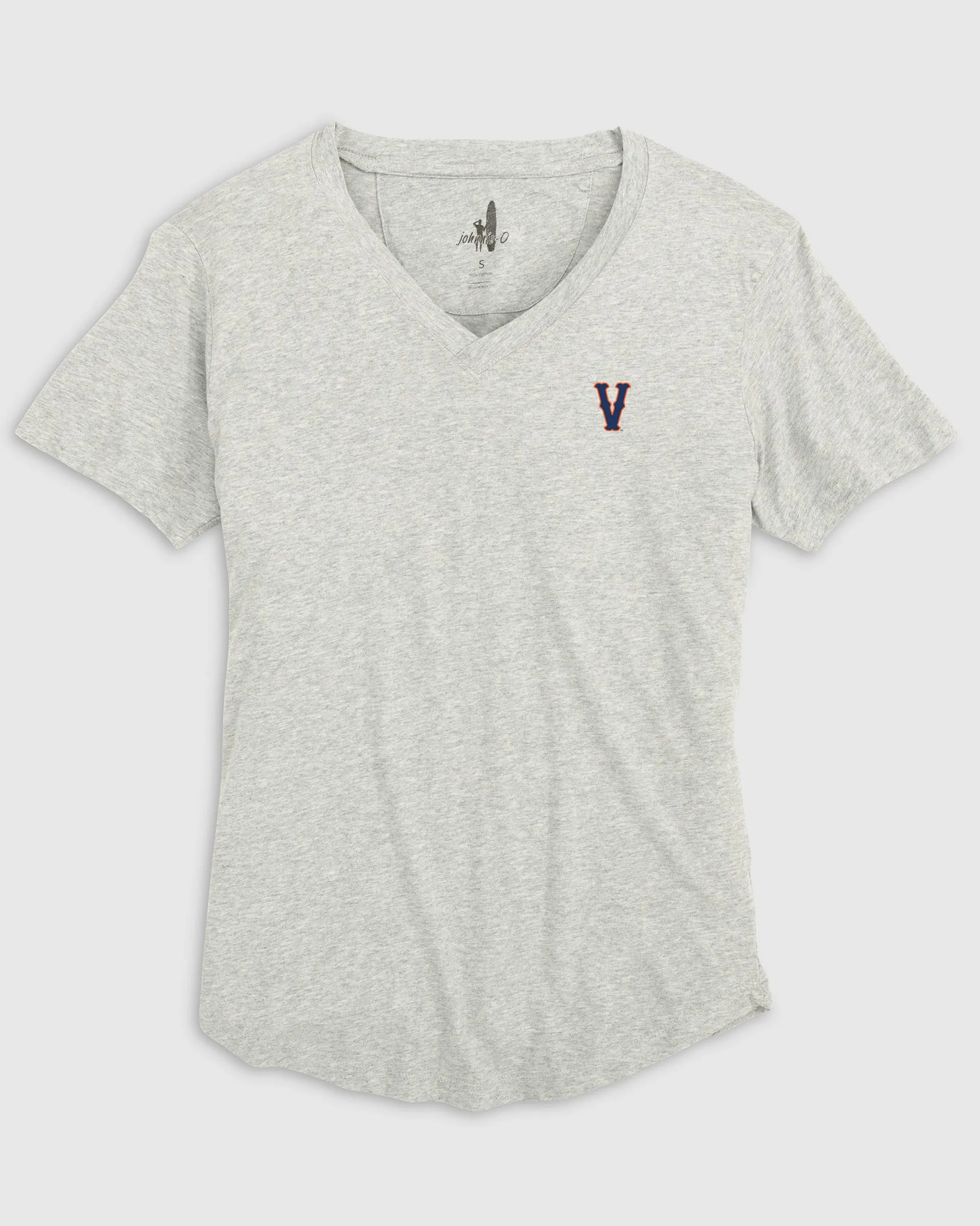 Women's Virginia Merediths V-Neck T-Shirt - Vault Logo sold by Johnnie-O product image thumbnail 2