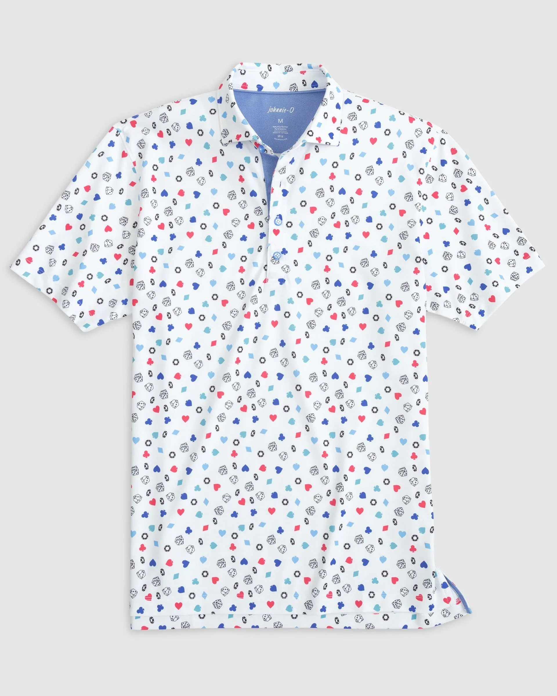 The High Roller Printed Mesh Performance Polo sold by Johnnie-O product image thumbnail 5