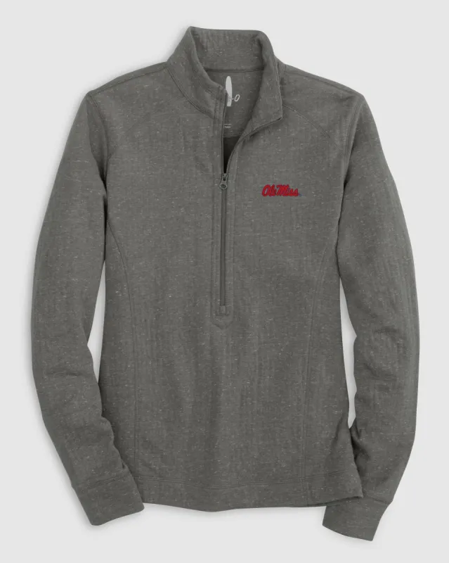 Women's Ole Miss Kennedy 1/4 Zip Pullover sold by Johnnie-O