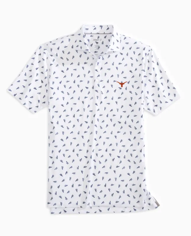Texas Exeter Printed Jersey Performance sold by Johnnie-O