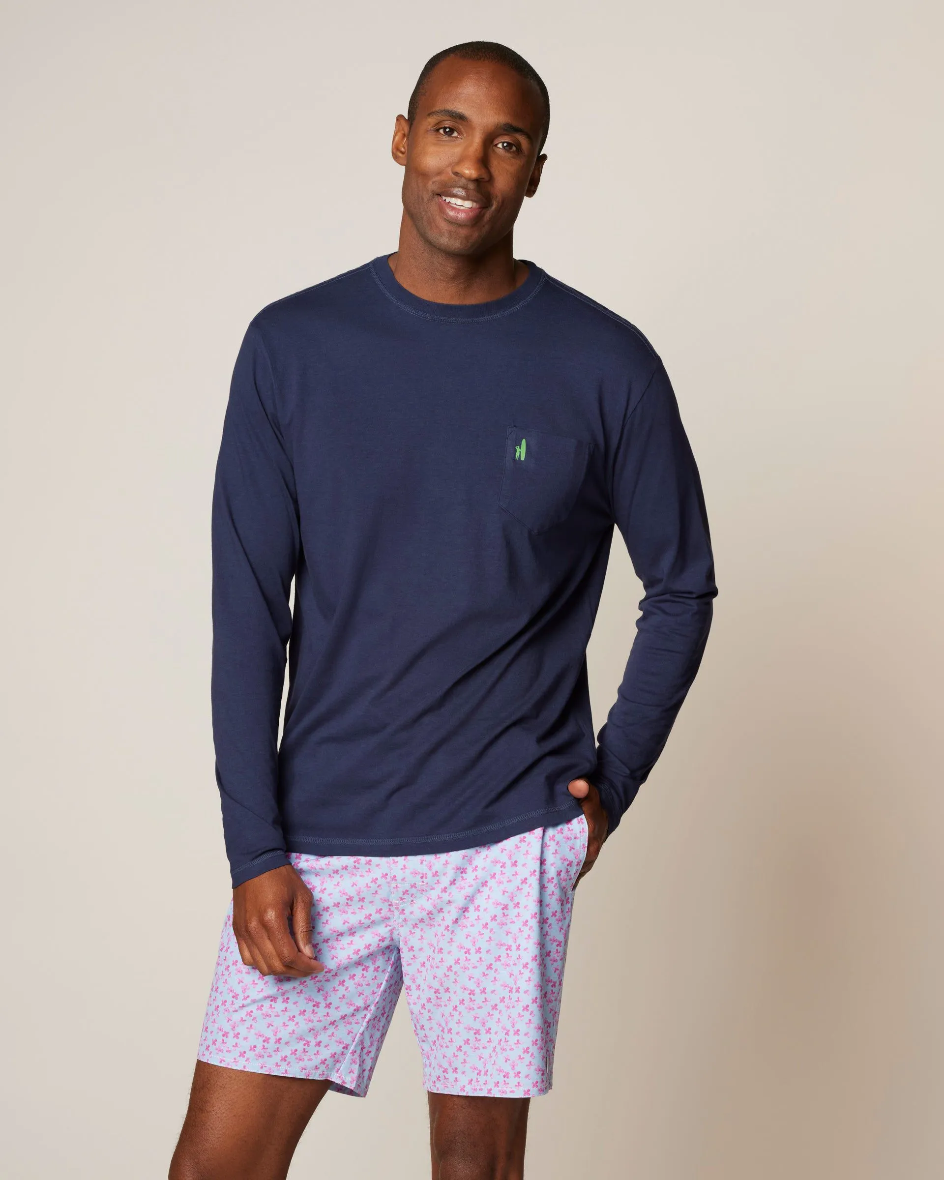 Recipe For Happiness Long Sleeve Graphic T-Shirt sold by Johnnie-O product image thumbnail 2