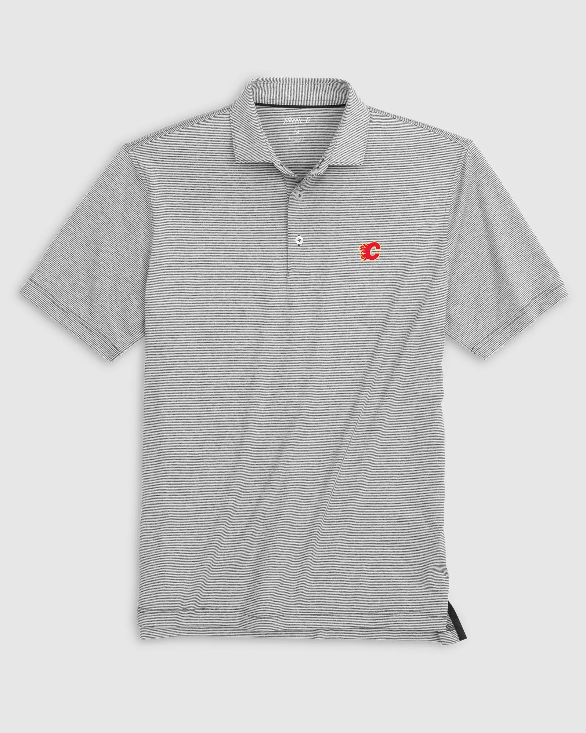 Calgary Flames Lyndonn Striped Jersey Performance Polo sold by Johnnie-O product image thumbnail 3