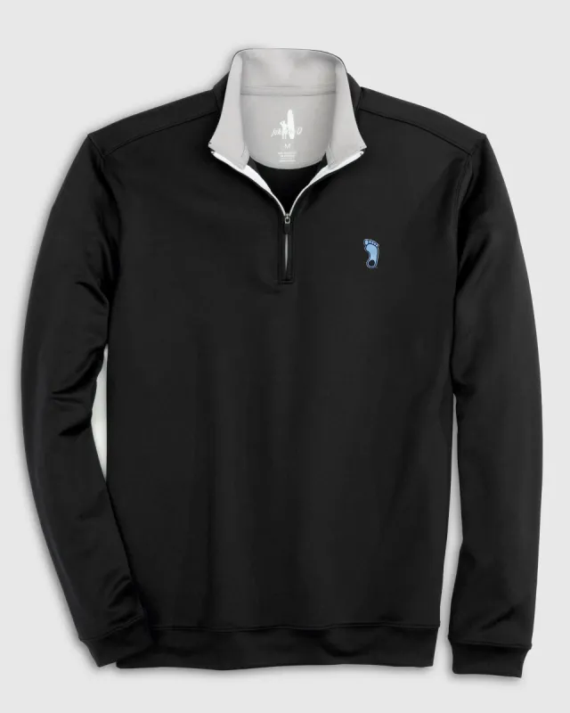 North Carolina Diaz Performance 1/4 Zip Pullover - Tar Heel Logo sold by Johnnie-O