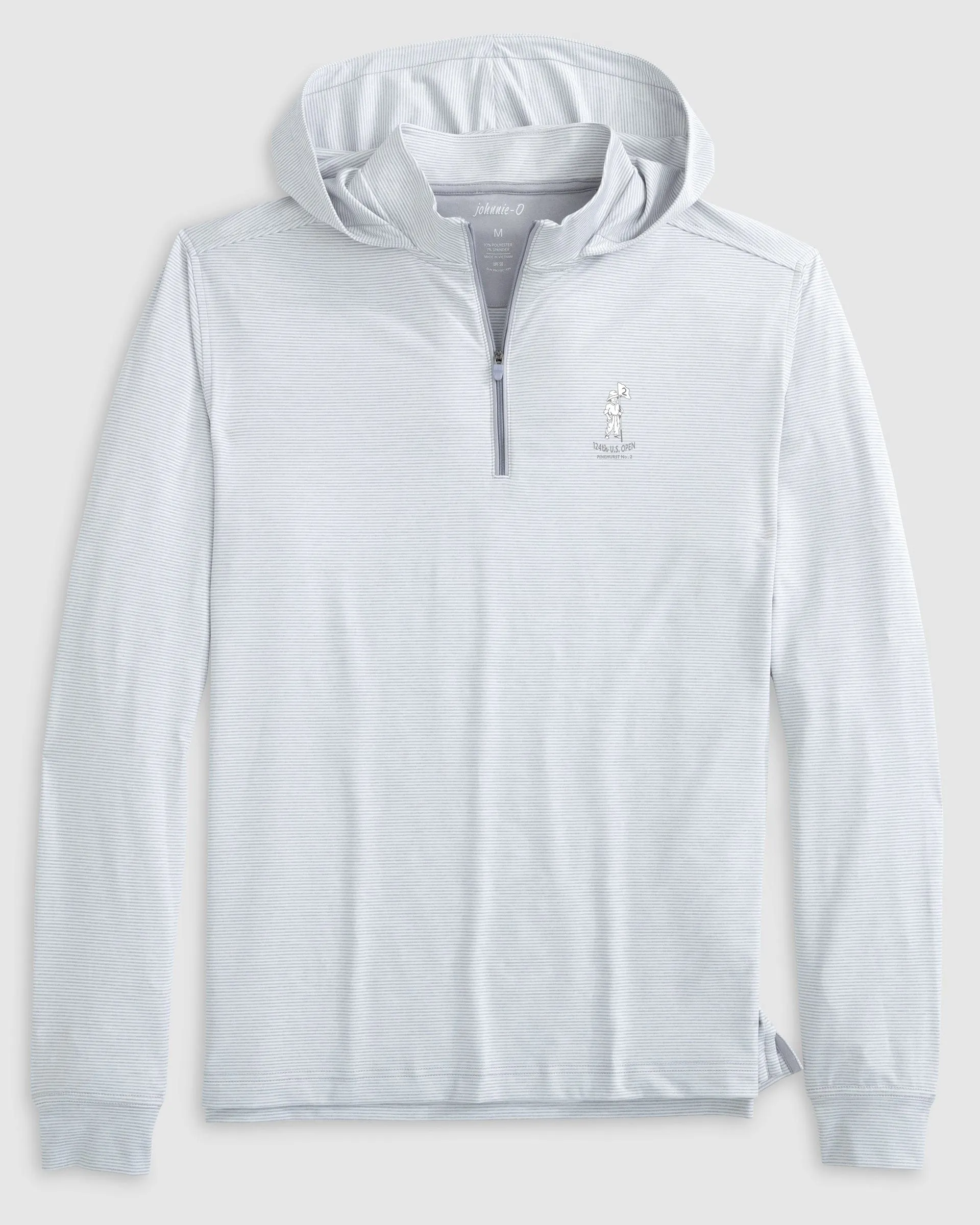 124th U.S. Open Hybrid Performance 1/4 Zip Hoodie - Putter Boy sold by Johnnie-O product image thumbnail 3