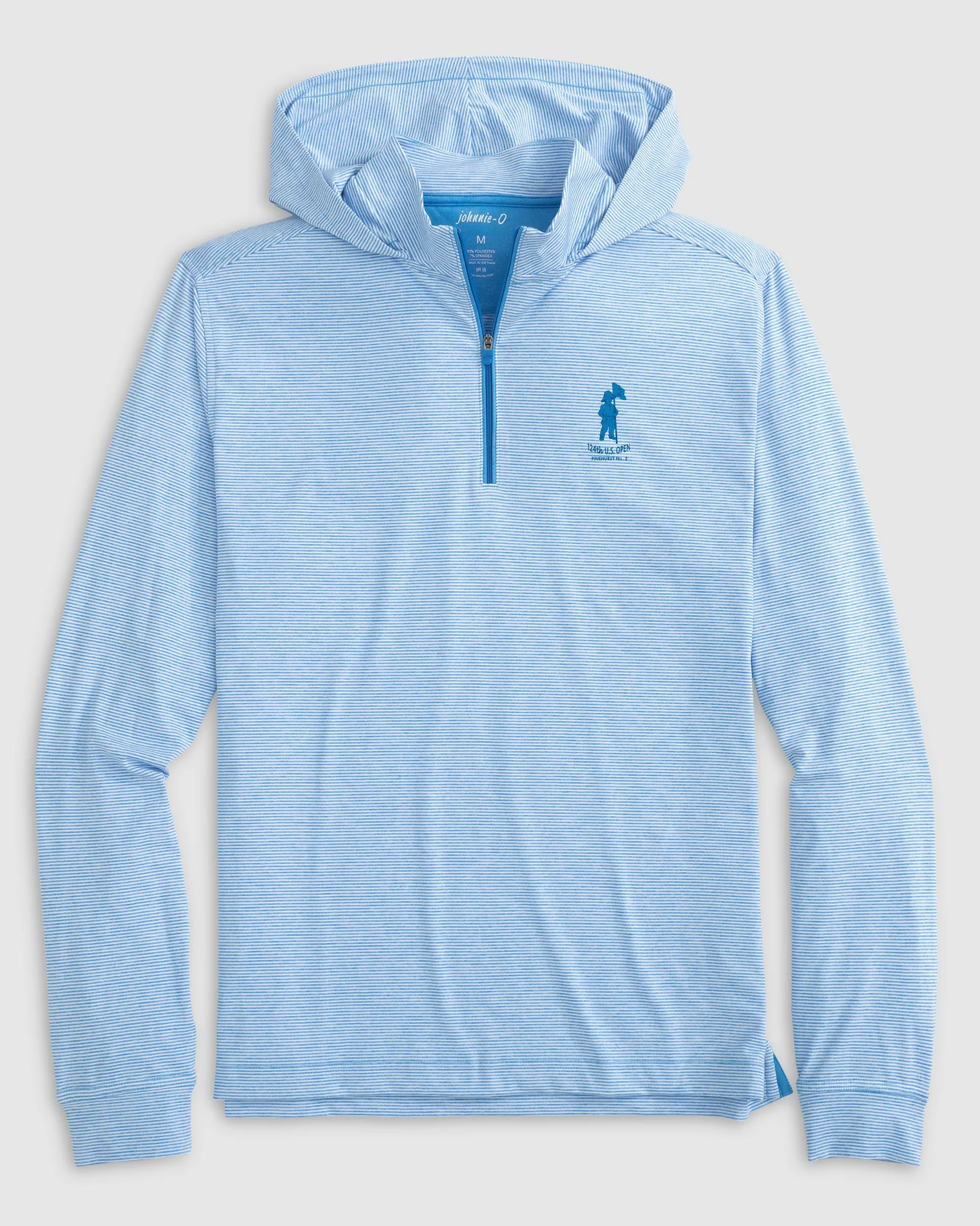 124th U.S. Open Hybrid Performance 1/4 Zip Hoodie - Putter Boy sold by Johnnie-O product image thumbnail 2