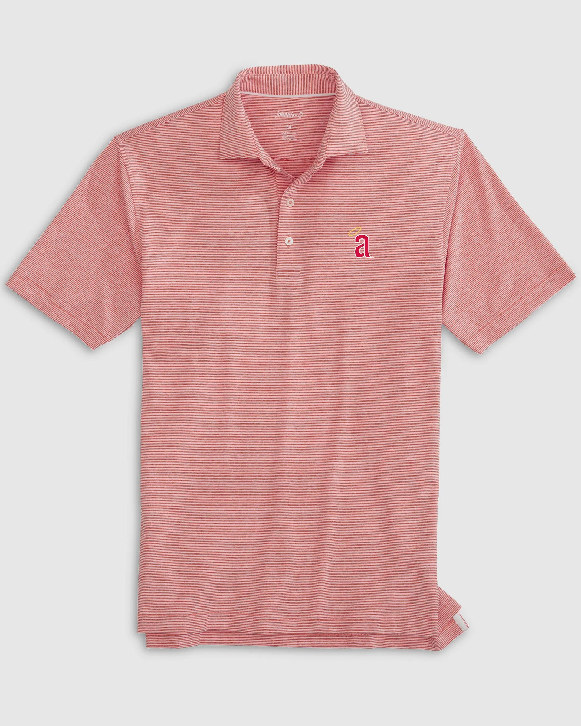 Los Angeles Angels Lyndonn Striped Jersey Performance Polo - Cooperstown Logo sold by Johnnie-O product image thumbnail 3