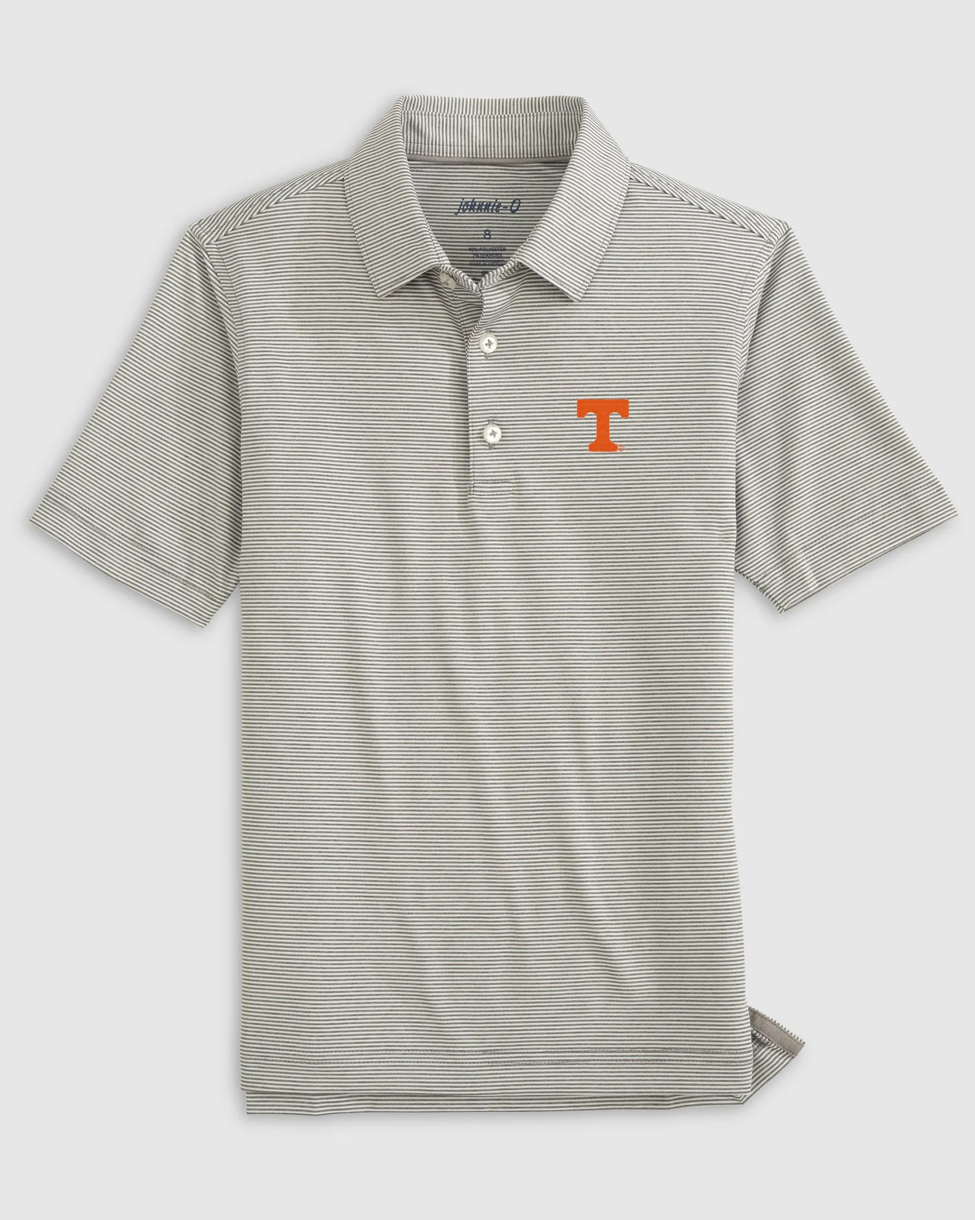 Tennessee Lyndonn Jr. Striped Jersey Performance Polo sold by Johnnie-O