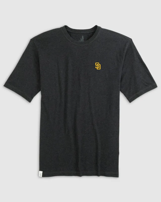 San Diego Padres Heathered Spencer Cotton T-Shirt sold by Johnnie-O