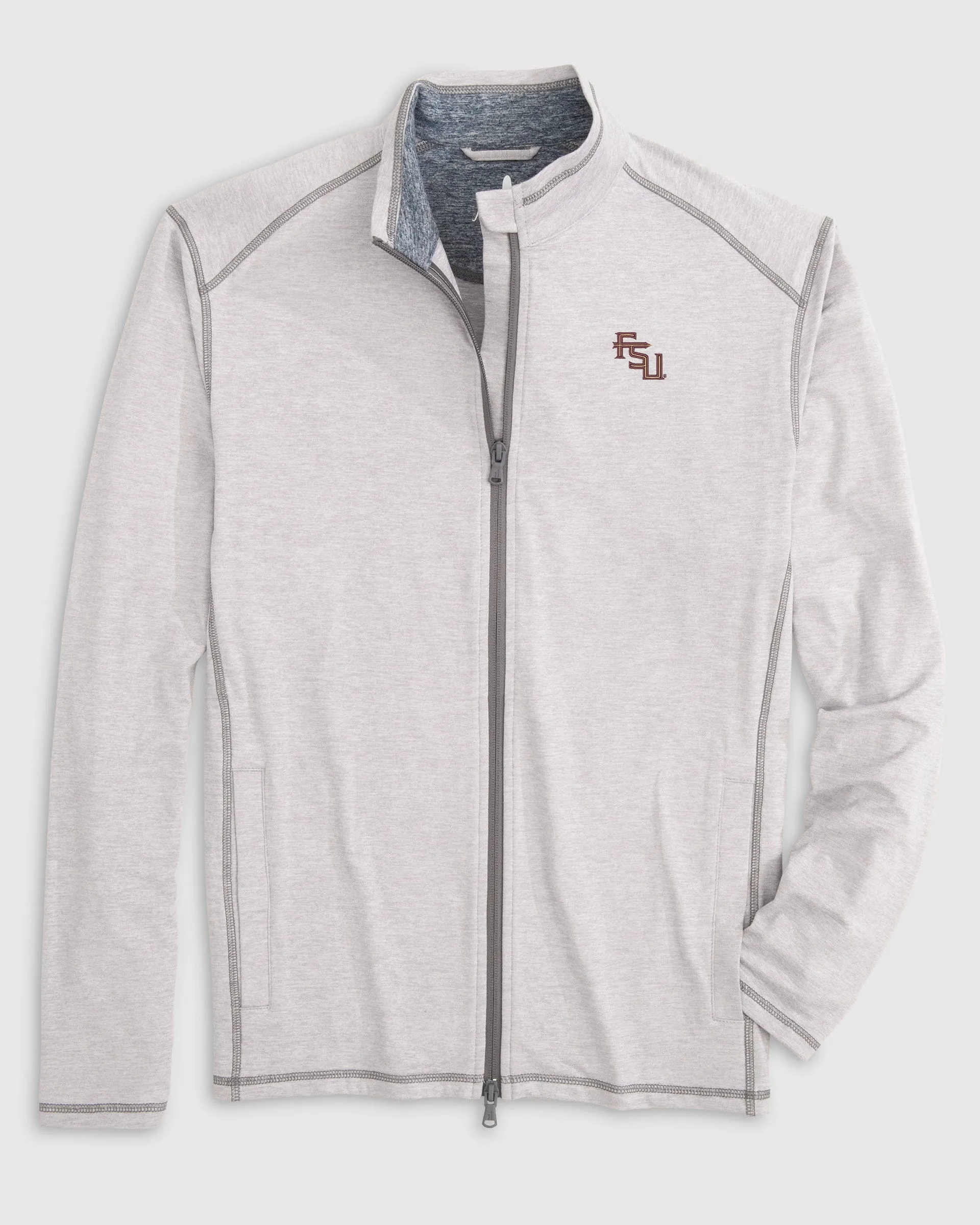 Florida State Cade Performance Knit Track Jacket sold by Johnnie-O