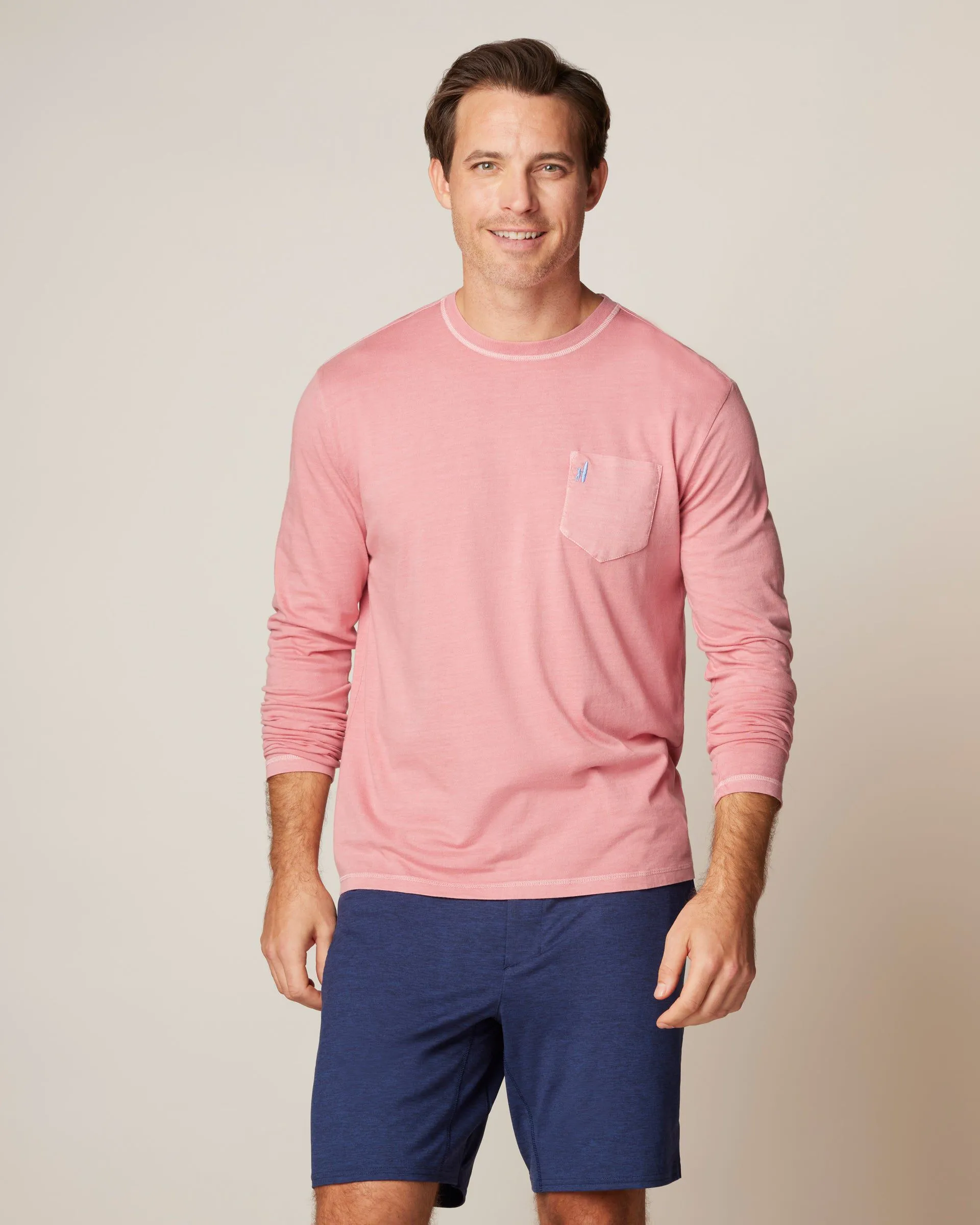 Brennan Long Sleeve Pocket T-Shirt sold by Johnnie-O product image thumbnail 2
