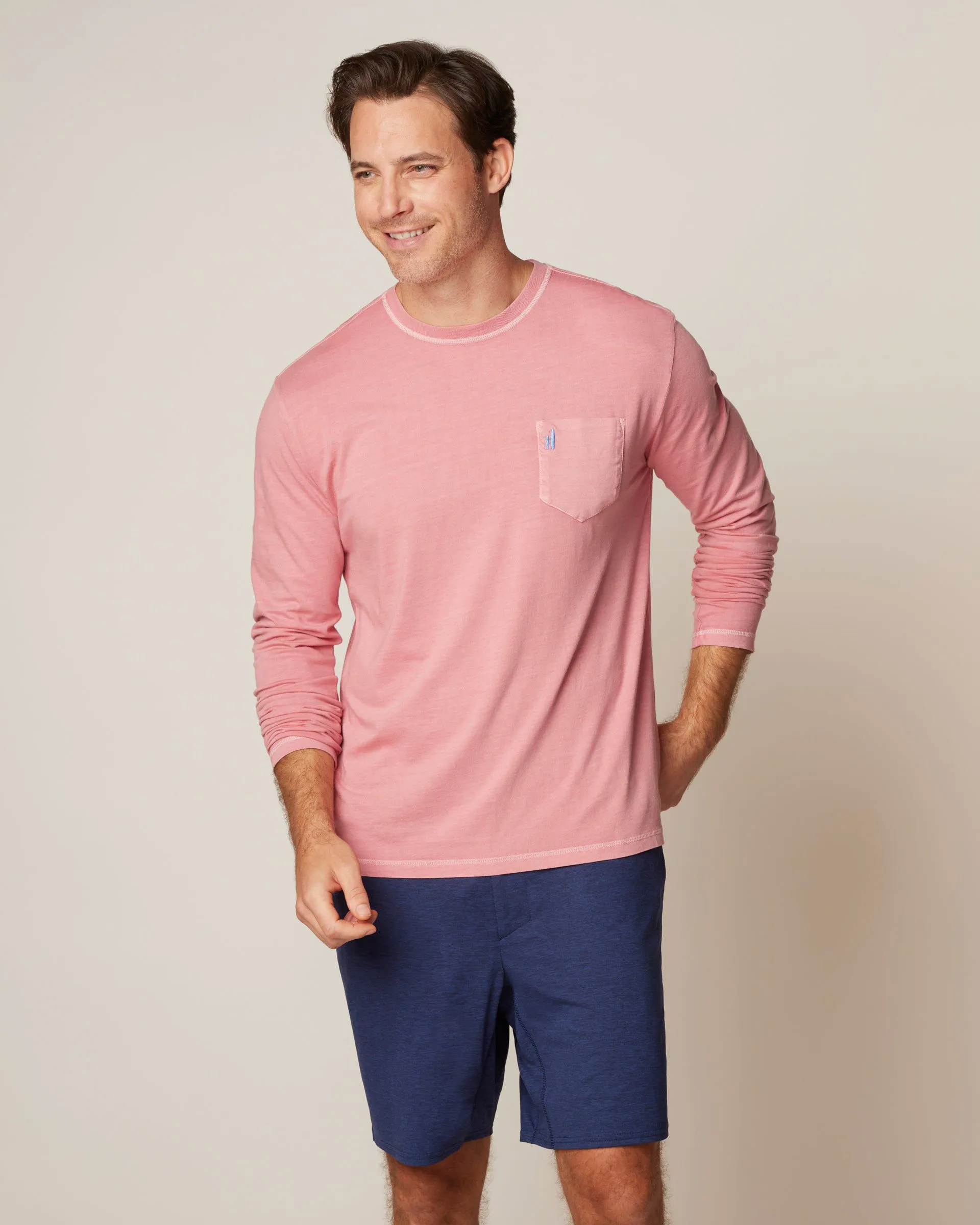 Brennan Long Sleeve Pocket T-Shirt sold by Johnnie-O