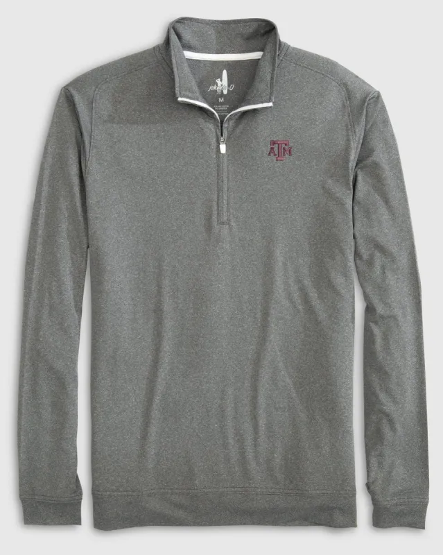 Texas A&M Flex Performance 1/4 Zip Pullover sold by Johnnie-O