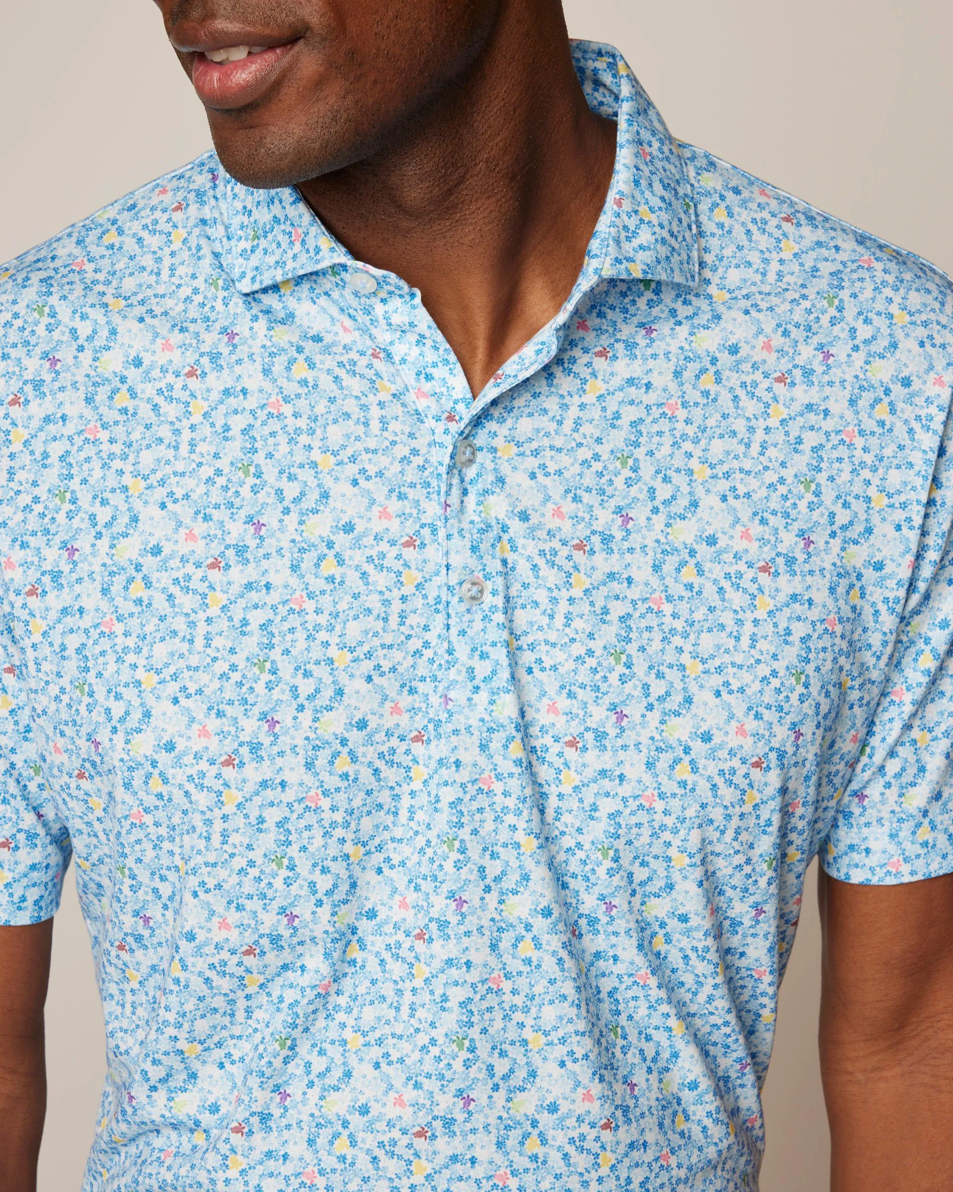 Tuck Printed Top Shelf Performance Polo sold by Johnnie-O product image thumbnail 2