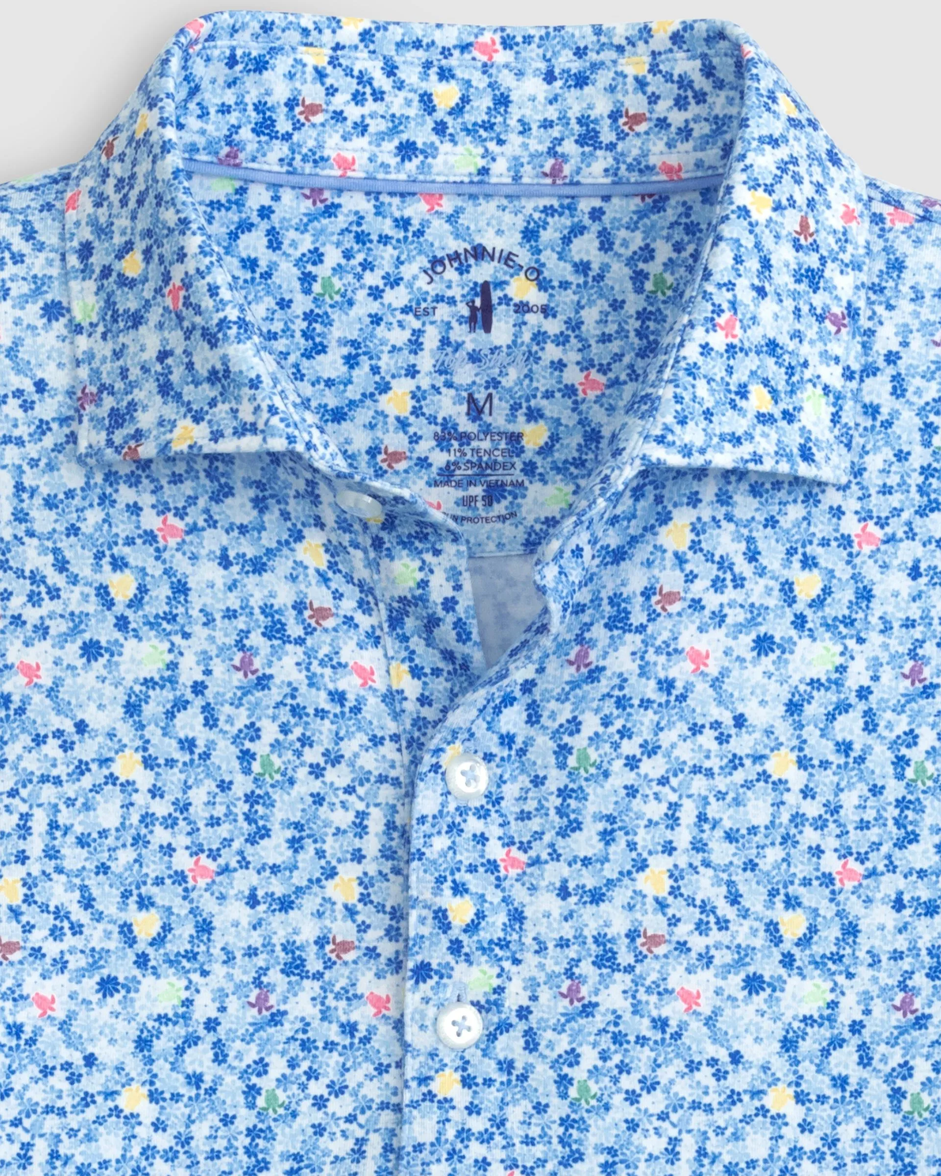 Tuck Printed Top Shelf Performance Polo sold by Johnnie-O product image thumbnail 4