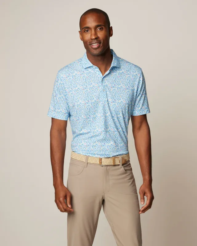 Tuck Printed Top Shelf Performance Polo sold by Johnnie-O