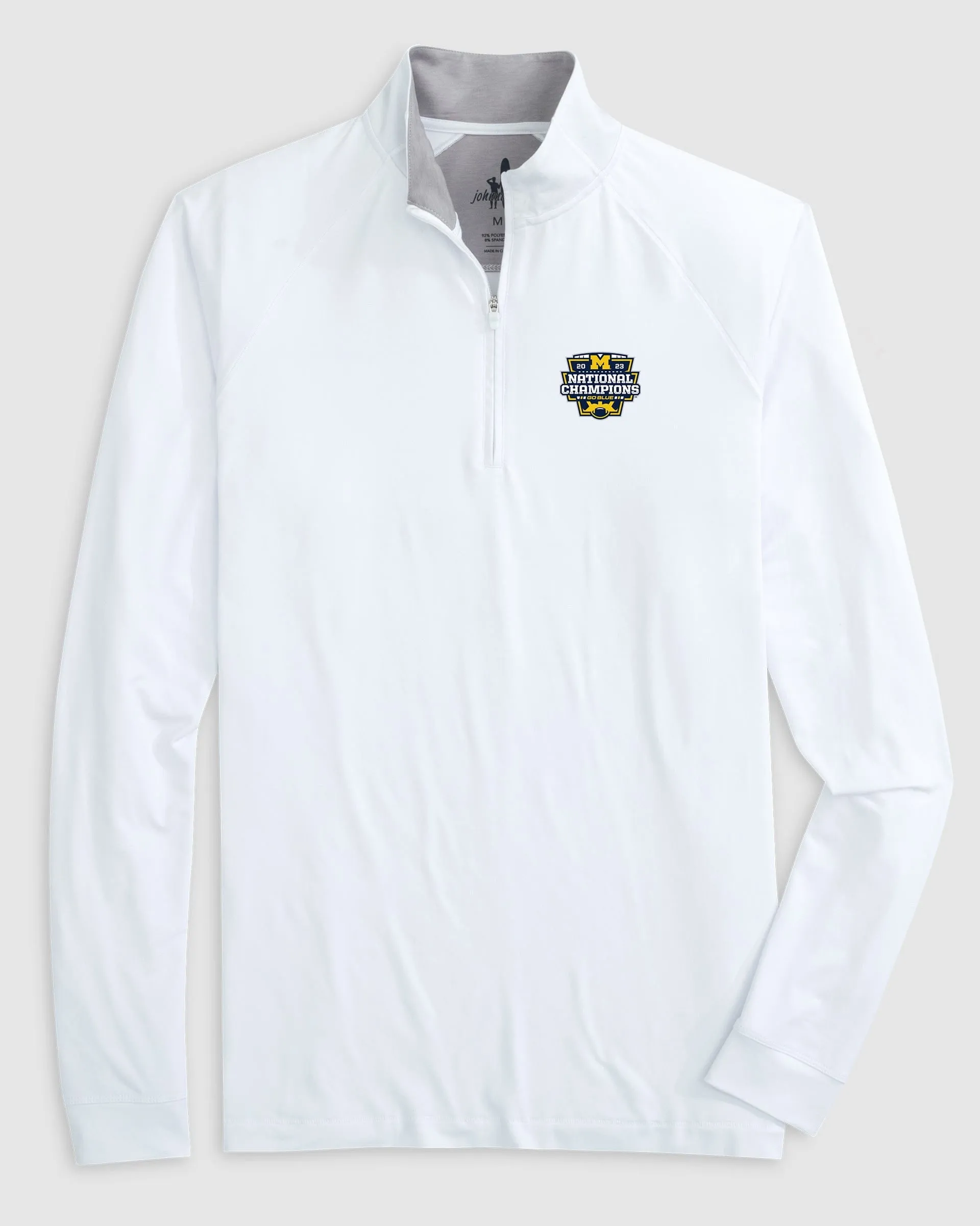 Michigan Freeborne Performance 1/4 Zip - 2023 CFP Champions Logo sold by Johnnie-O product image thumbnail 2