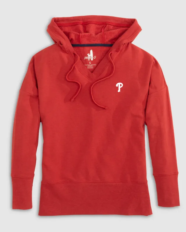 Women's Philadelphia Phillies Carrie Pullover Hoodie sold by Johnnie-O