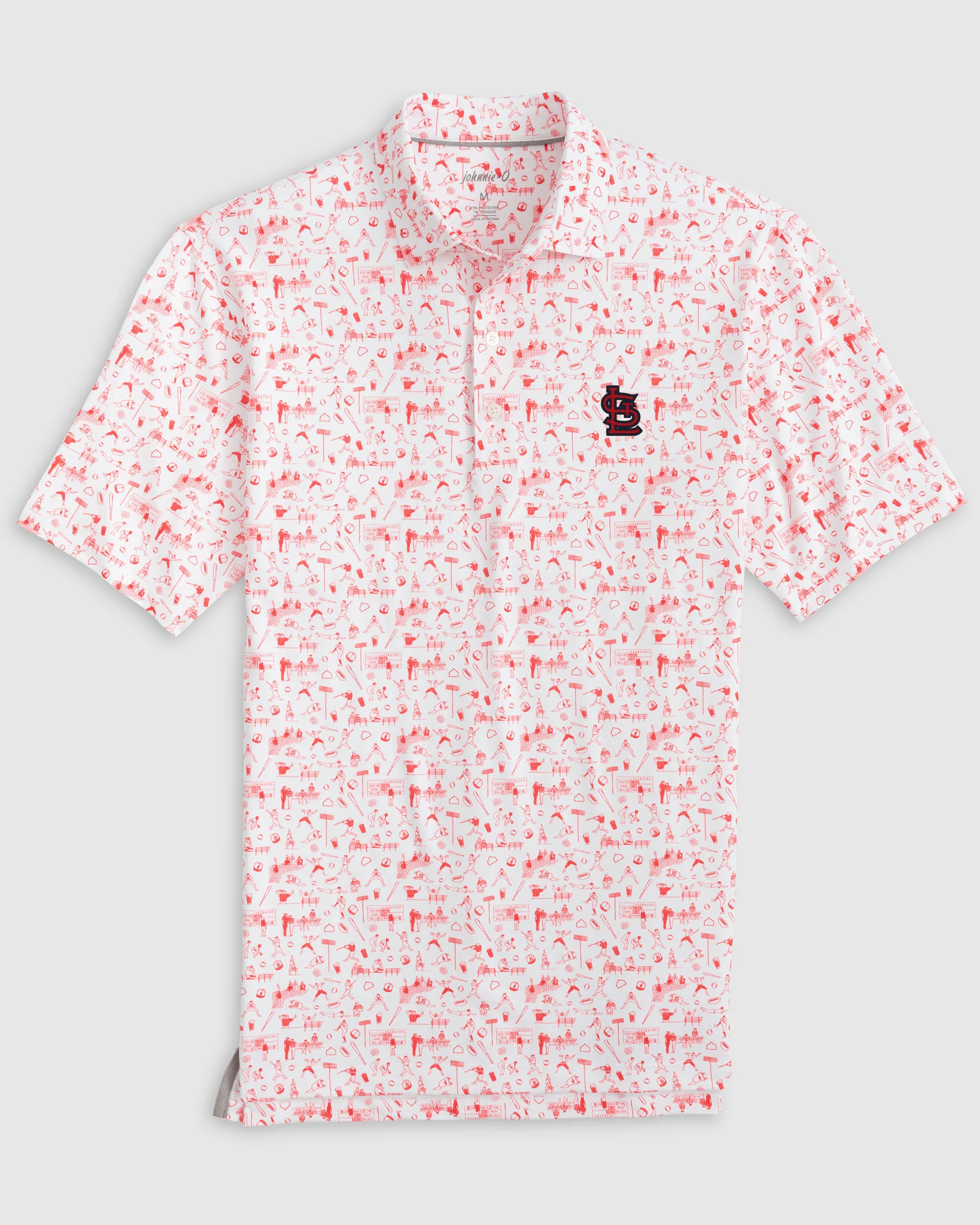 St. Louis Cardinals Ballpark Jersey Performance Polo sold by Johnnie-O product image thumbnail 2