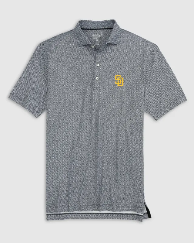 San Diego Padres Hinson Printed Jersey Performance Polo sold by Johnnie-O