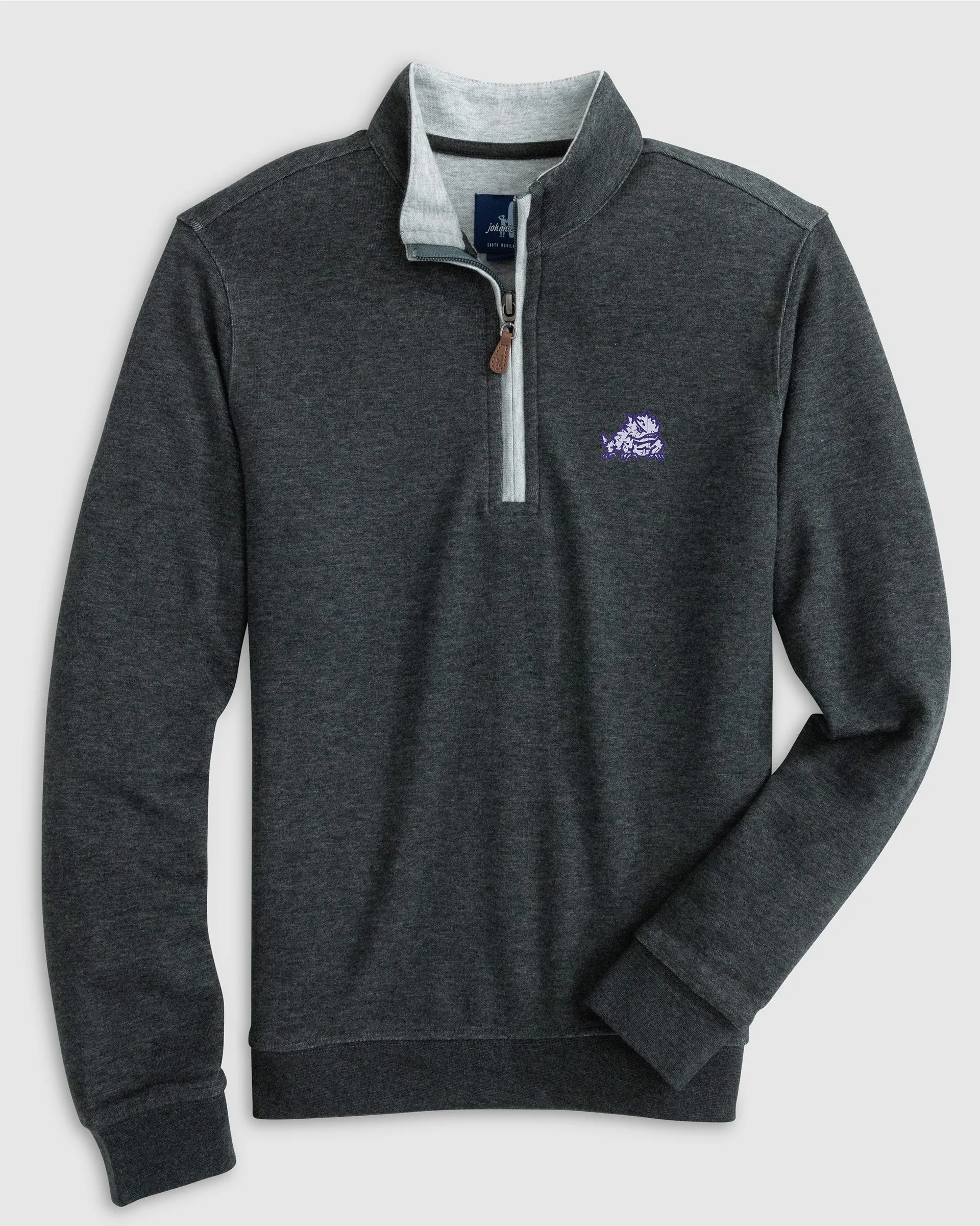 Texas Christian Sully Jr. 1/4 Zip - Horned Frog Logo sold by Johnnie-O product image thumbnail 3