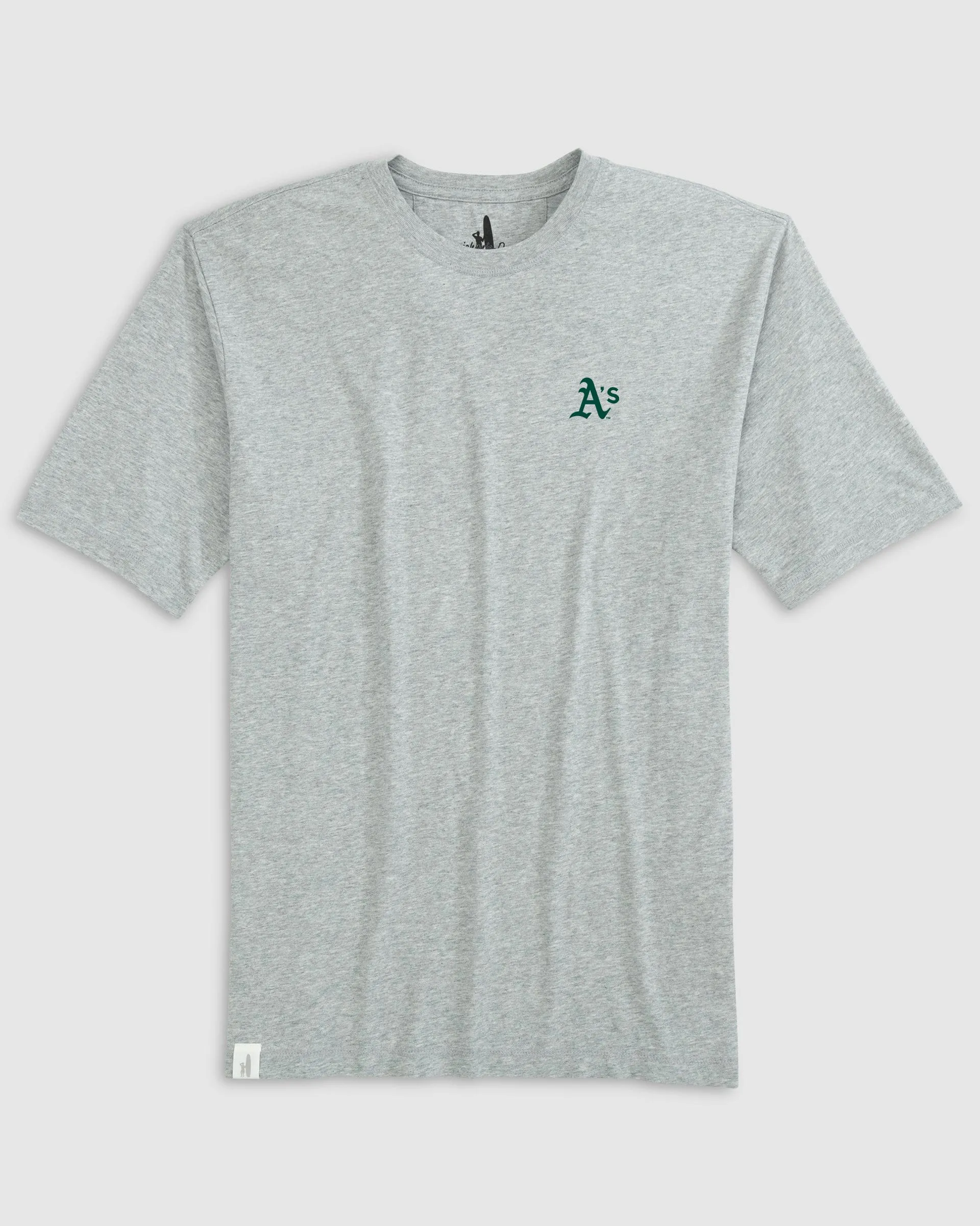Oakland Athletics Heathered Spencer Cotton T-Shirt sold by Johnnie-O product image thumbnail 2
