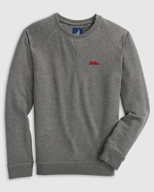 Ole Miss Freeman Jr. Crewneck Sweatshirt sold by Johnnie-O
