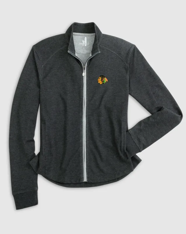 Women's Chicago Blackhawks Tomi Full Zip Jacket sold by Johnnie-O