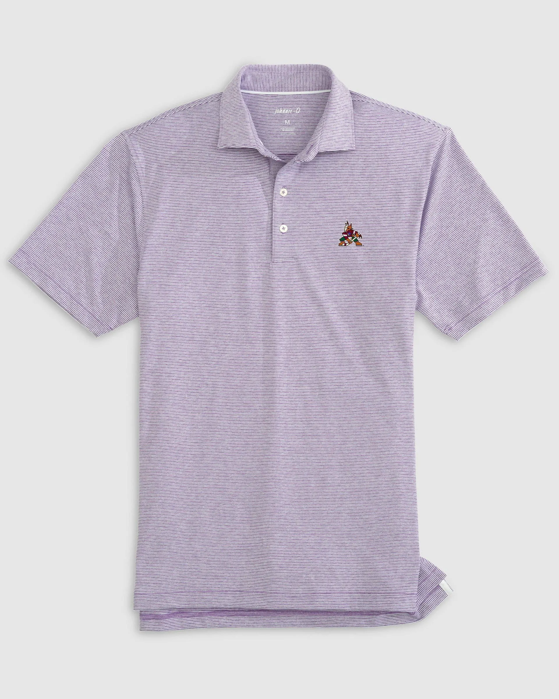 Arizona Coyotes Lyndon Striped Jersey Performance Polo sold by Johnnie-O product image thumbnail 5