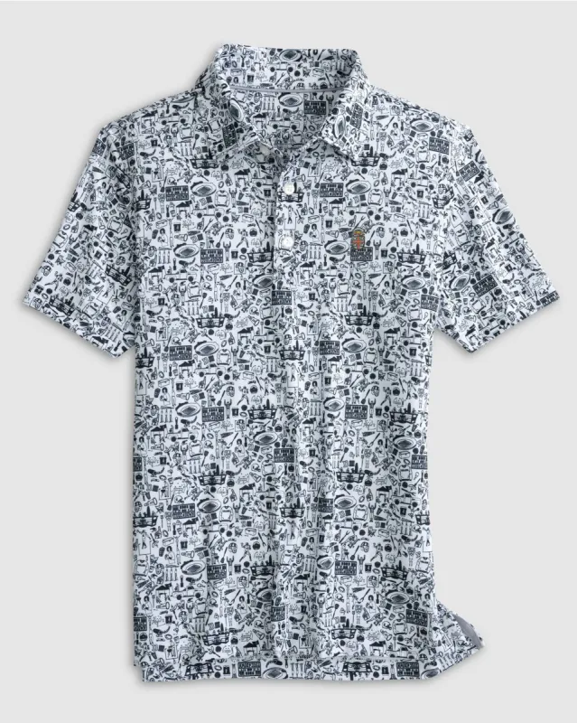 Brown University Tailgater Jr. Printed Jersey Performance Polo sold by Johnnie-O