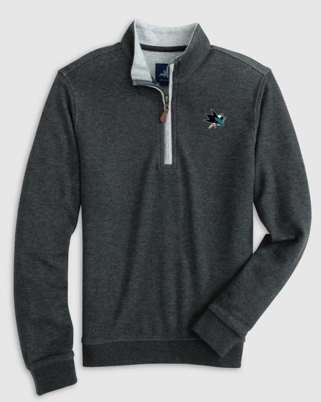 San Jose Sharks Sully Jr. 1/4 Zip sold by Johnnie-O