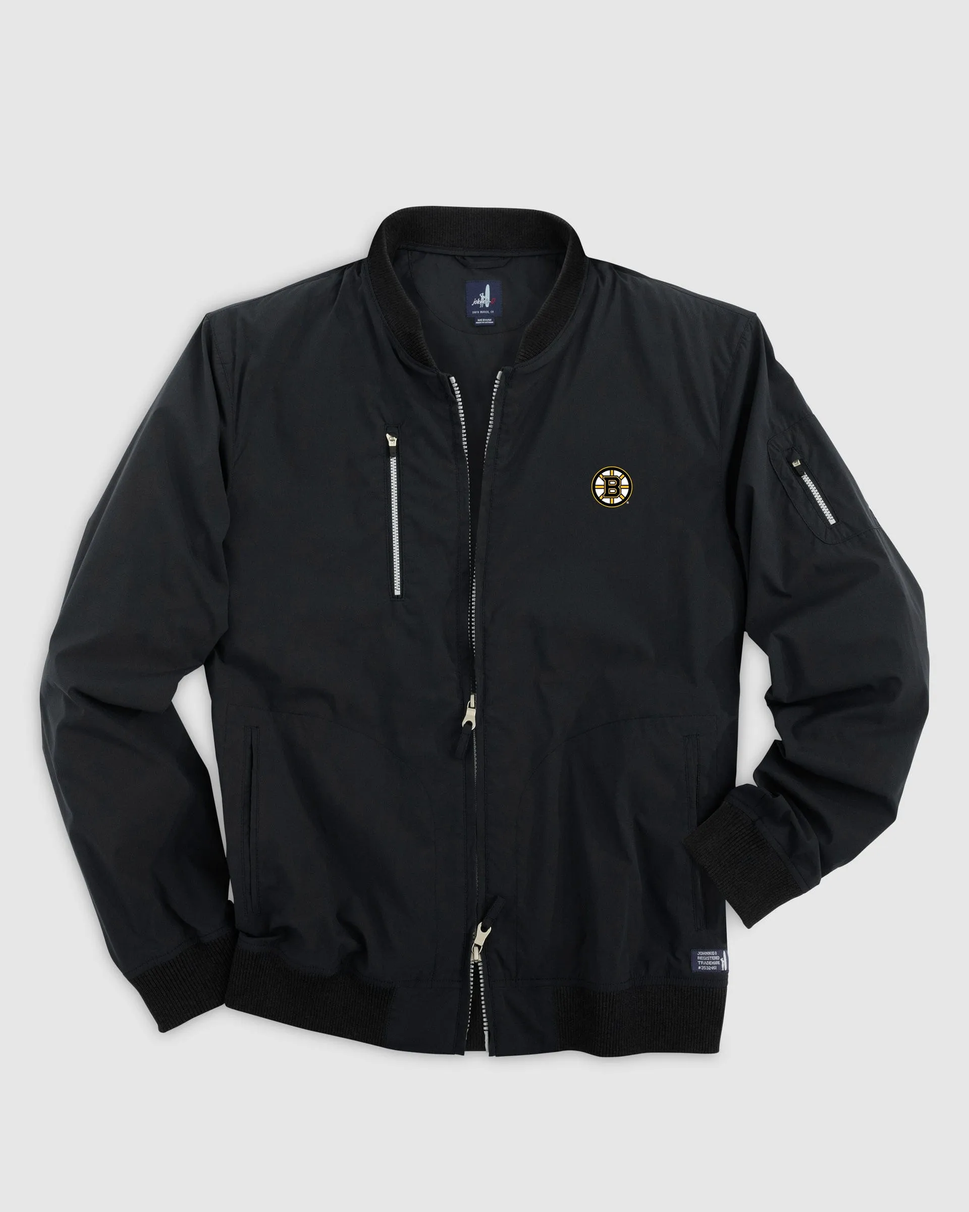 Boston Bruins Corsair Bomber Jacket sold by Johnnie-O