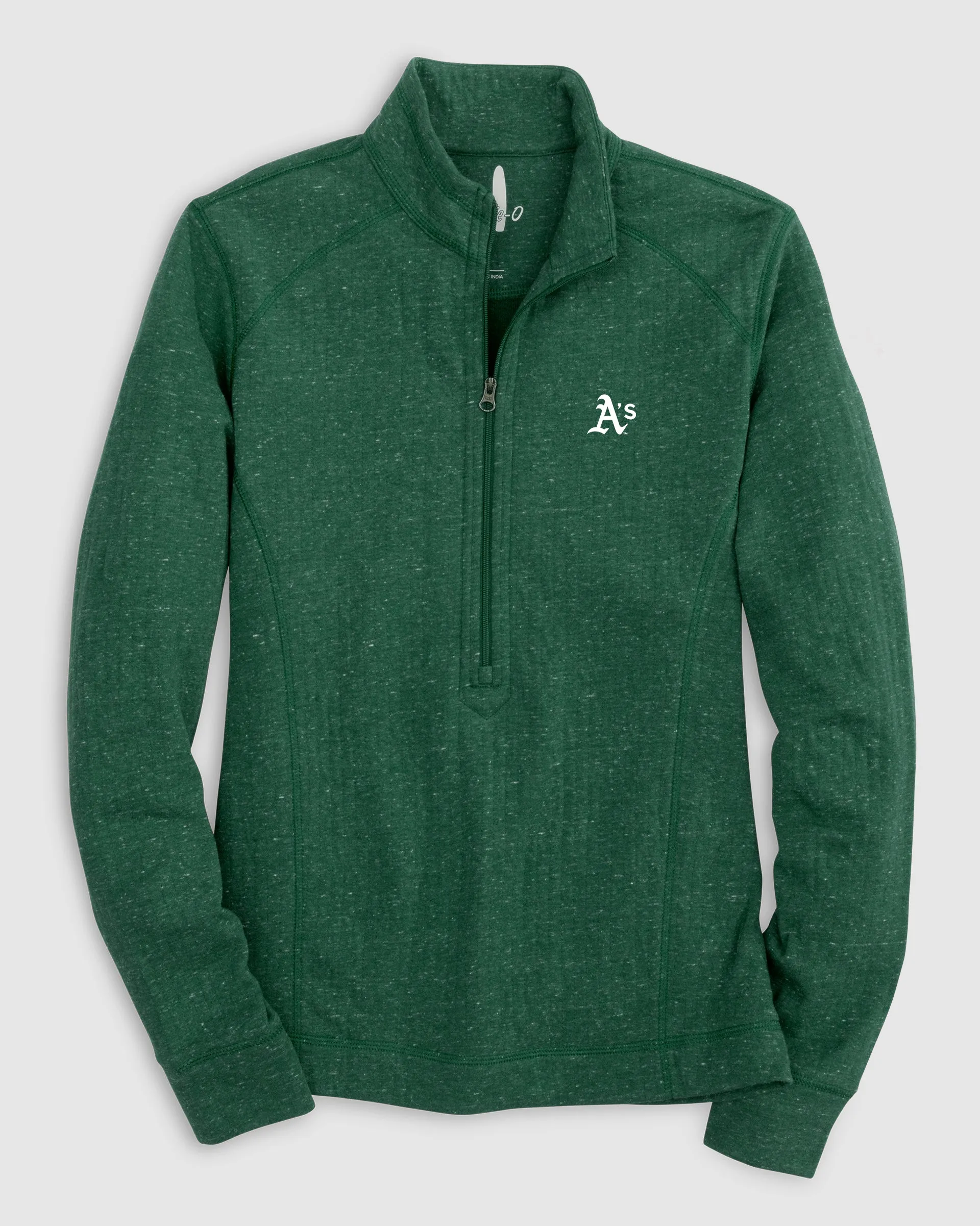 Women's Oakland Athletics Kennedy 1/4 Zip Pullover sold by Johnnie-O product image thumbnail 2