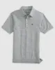 Boston College Lyndonn Jr. Striped Jersey Performance Polo sold by Johnnie-O