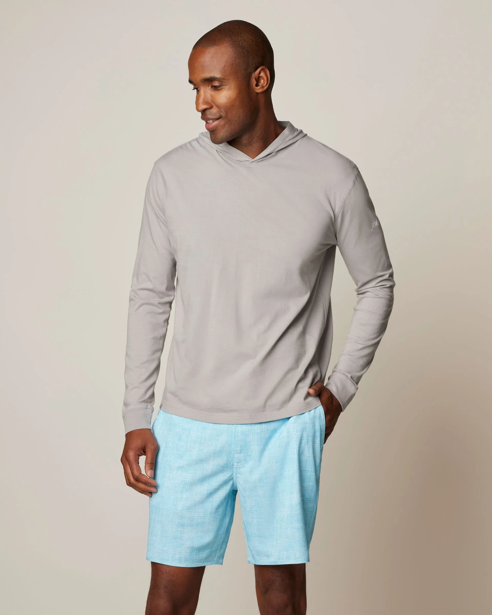 Edison Cotton T-Shirt Hoodie sold by Johnnie-O product image thumbnail 3