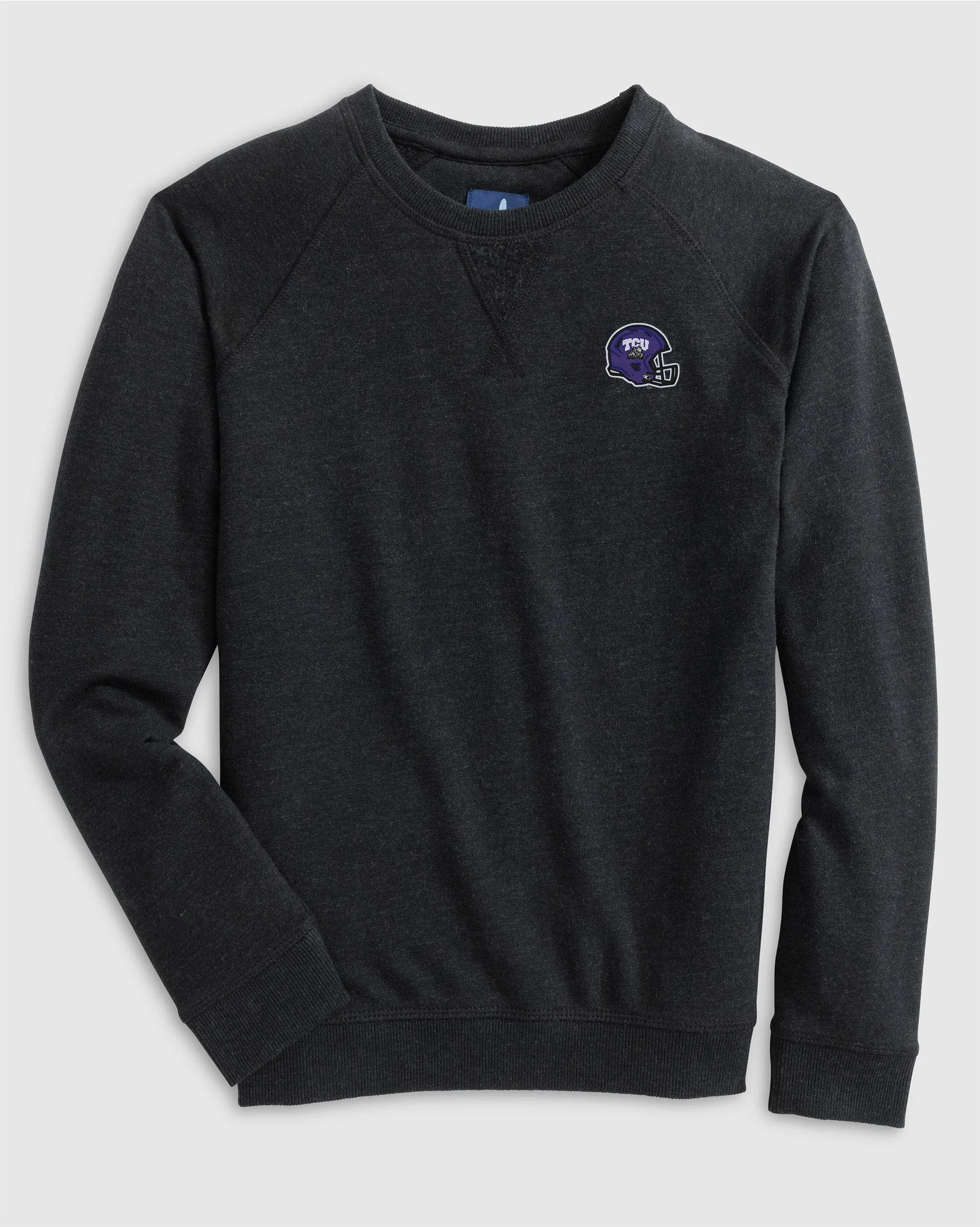 Texas Christian Freeman Jr. Crewneck Sweatshirt - Helmet Logo sold by Johnnie-O