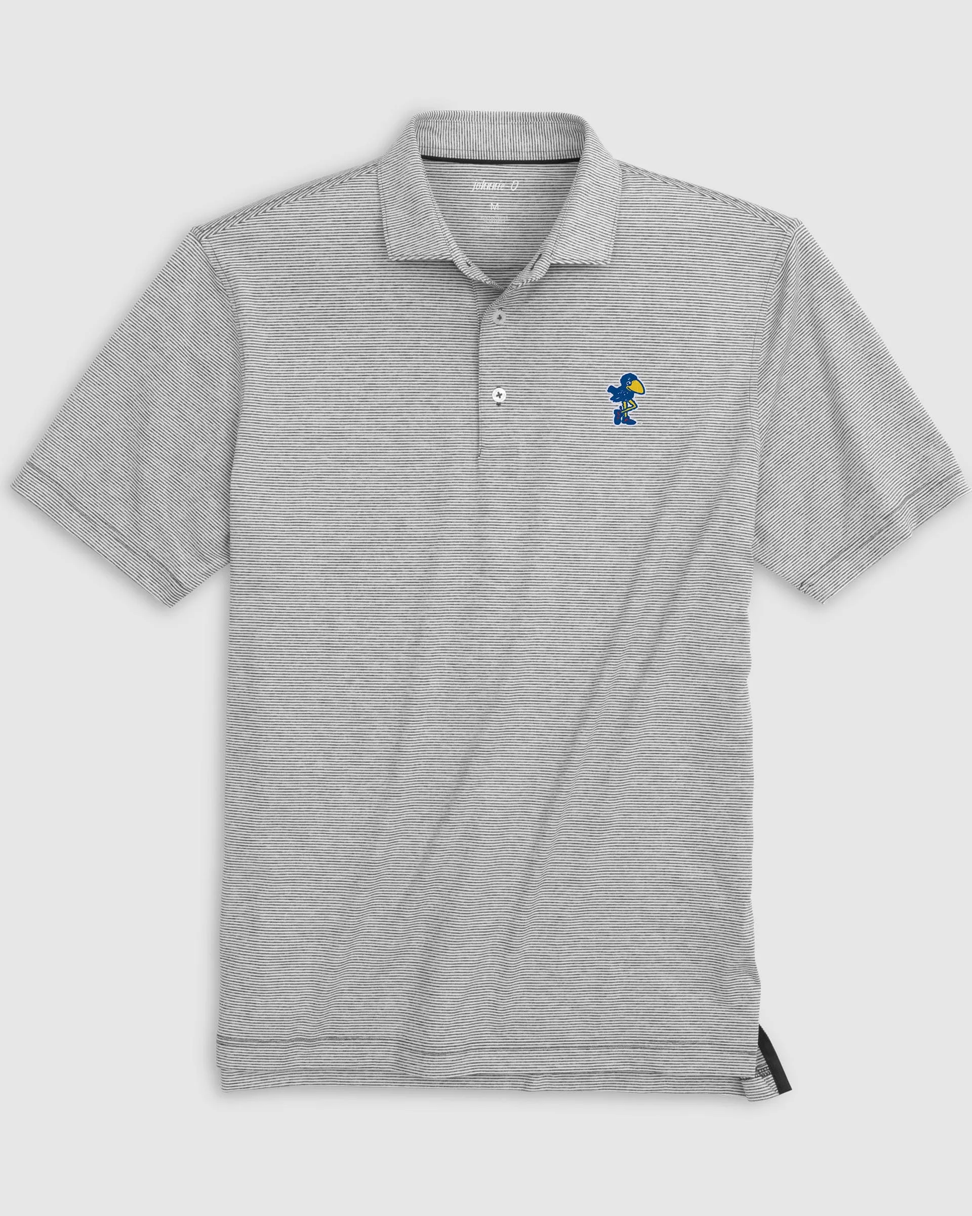 Kansas Lyndonn Striped Jersey Performance Polo - Vault Logo sold by Johnnie-O product image thumbnail 2