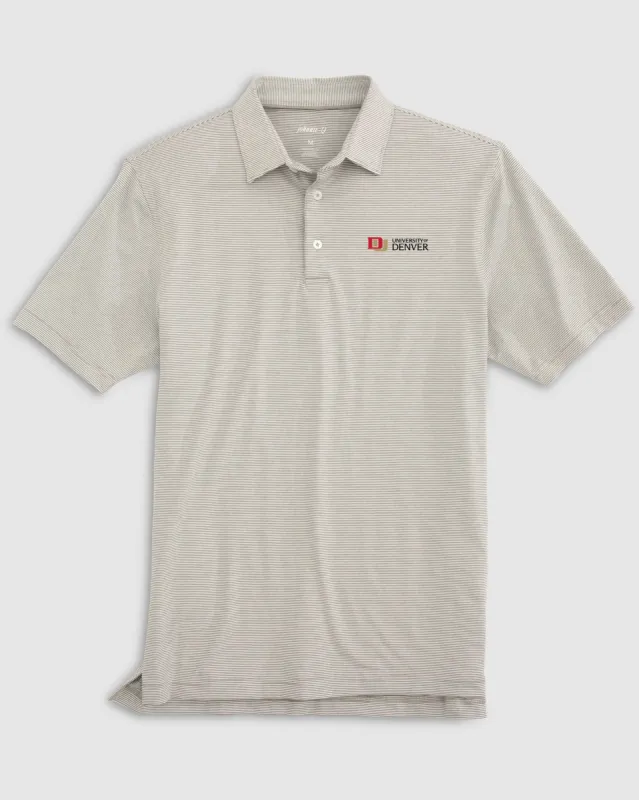 Denver Lyndonn Striped Jersey Performance Polo sold by Johnnie-O