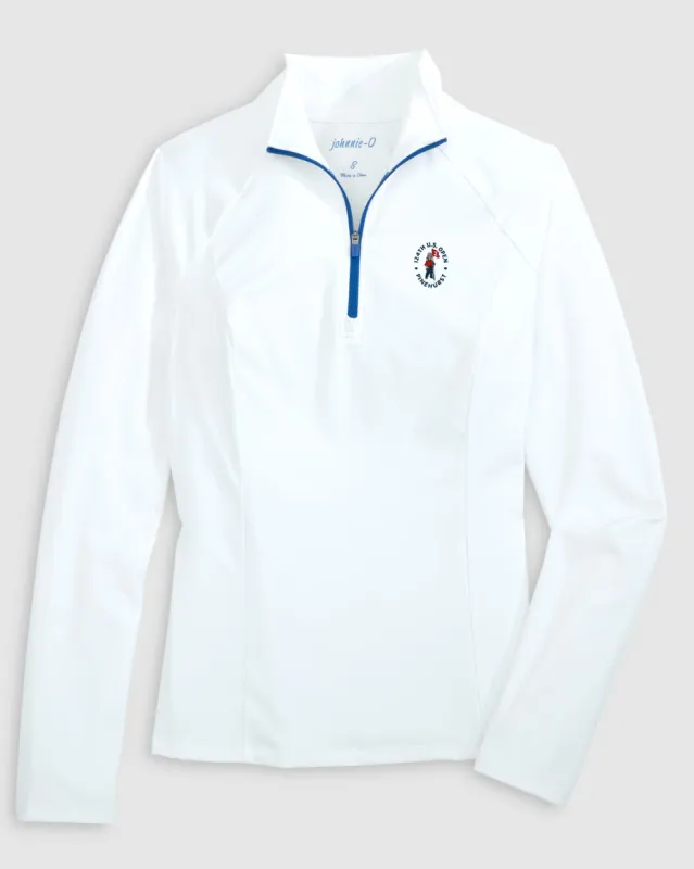 Women's 124th U.S. Open Lottie Performance Quarter-Zip Pullover sold by Johnnie-O