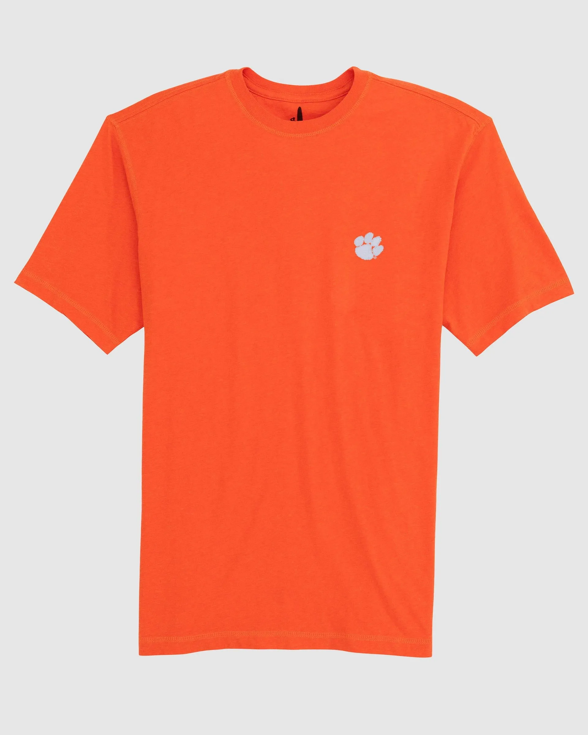Clemson Heathered Spencer Cotton T-Shirt sold by Johnnie-O product image thumbnail 4
