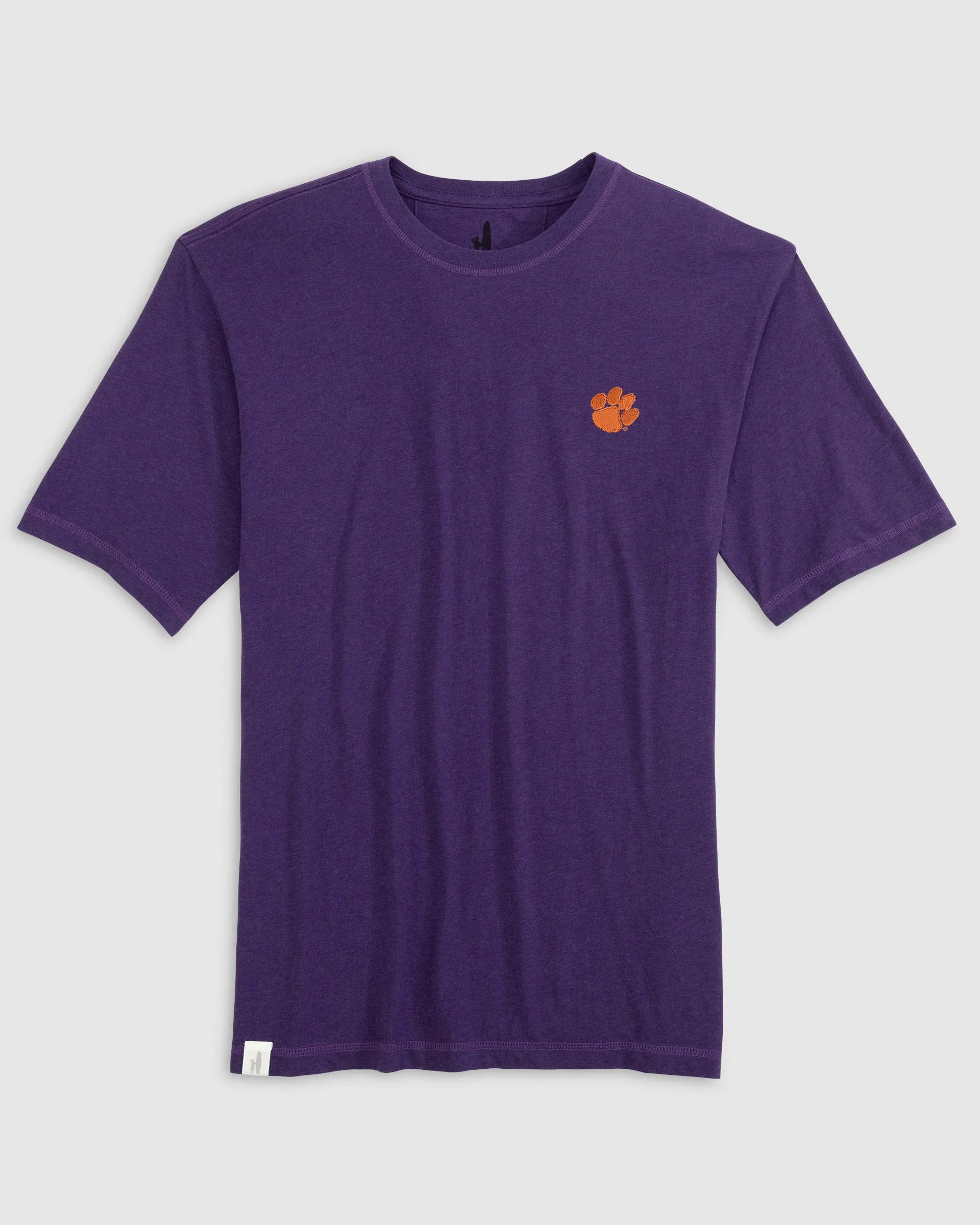 Clemson Heathered Spencer Cotton T-Shirt sold by Johnnie-O product image thumbnail 3