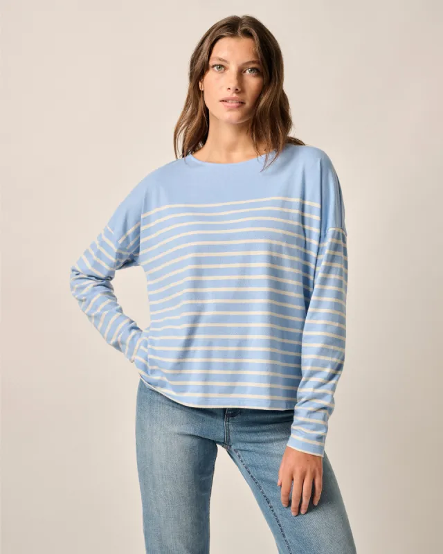 Suki Striped Boatneck T-Shirt sold by Johnnie-O