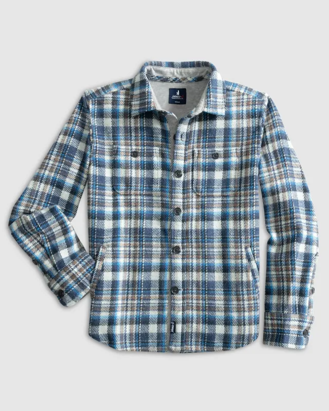 Opry Jr. Flannel Shacket sold by Johnnie-O