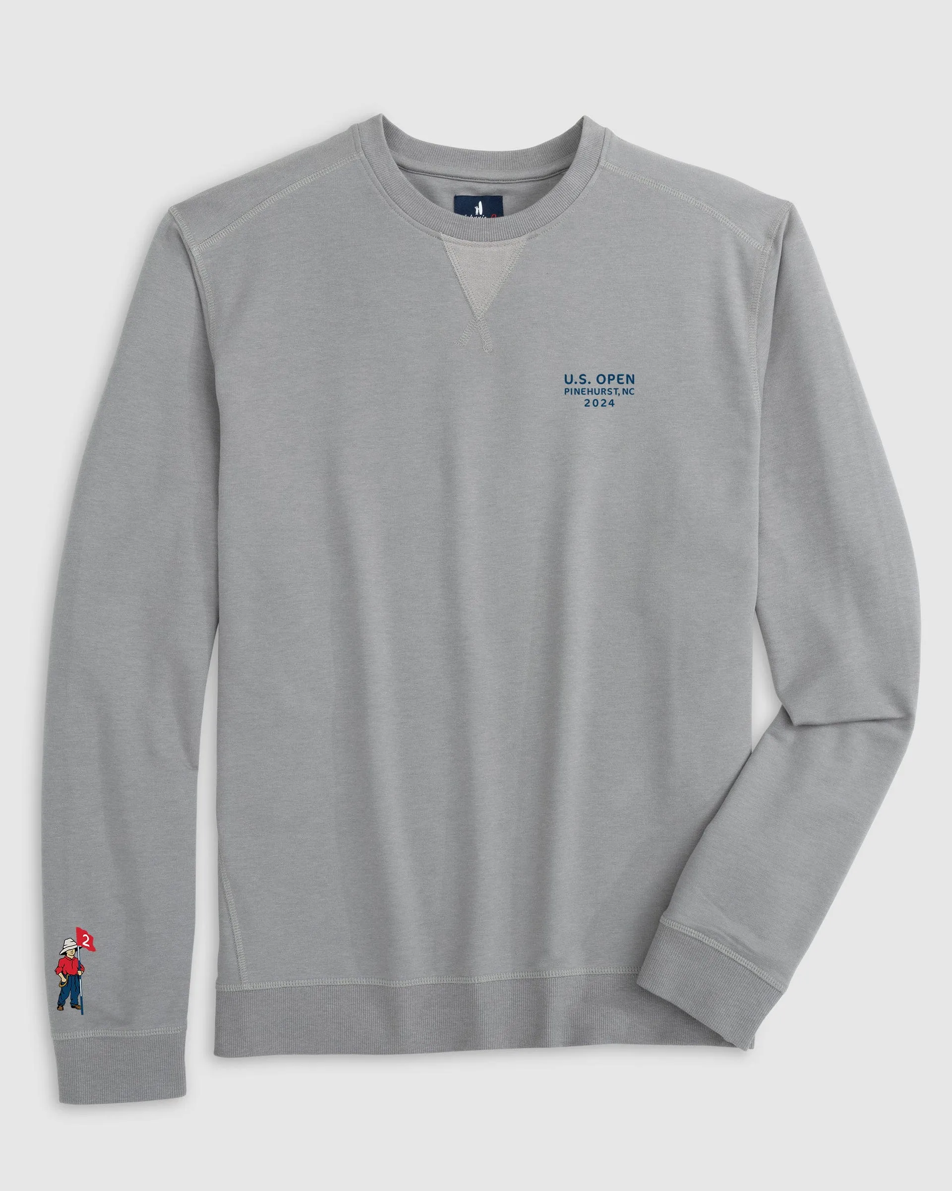 124th U.S. Open Corbet French Terry Crewneck Sweatshirt - Script Logo sold by Johnnie-O